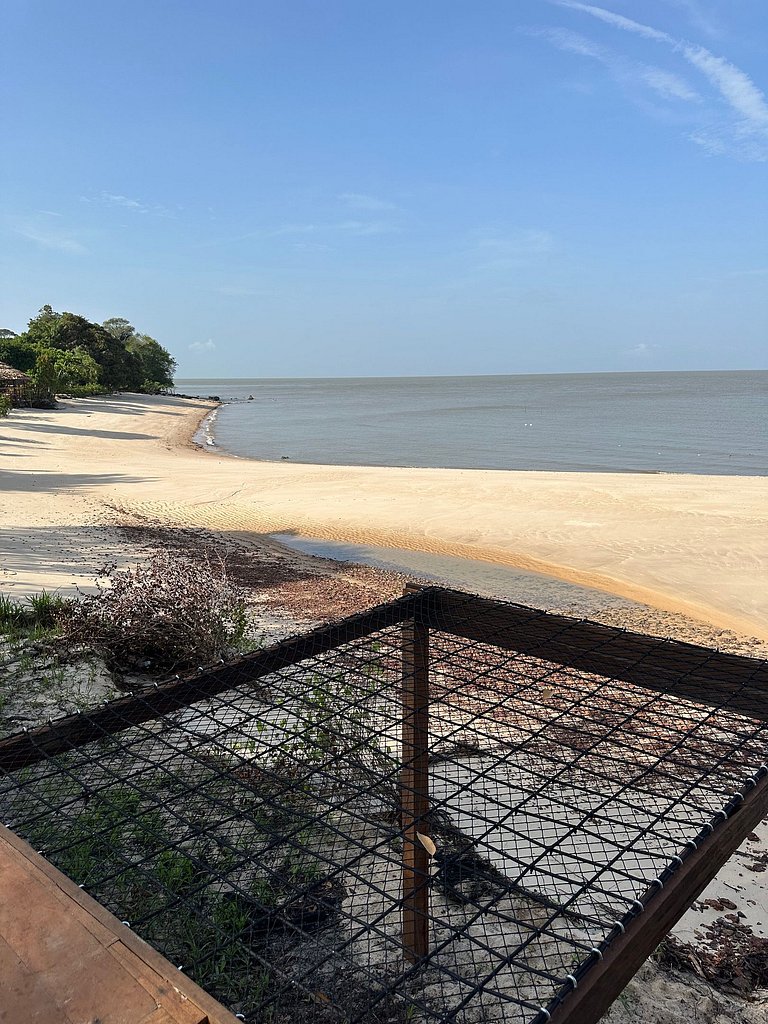 CHALÉ SAMAÚMA | Rede Suspensa | Decks de frente para Praia |