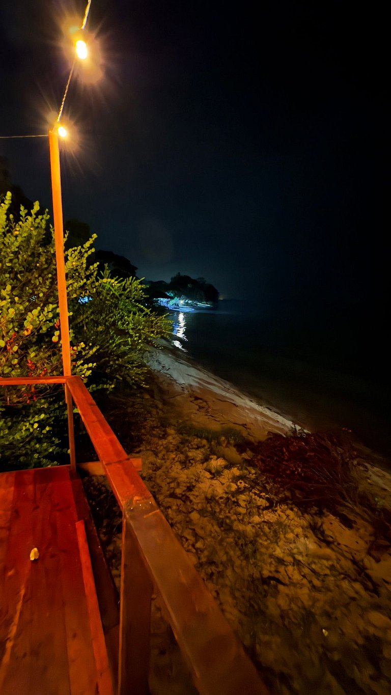 CHALÉ SAMAÚMA | Rede Suspensa | Decks de frente para Praia |