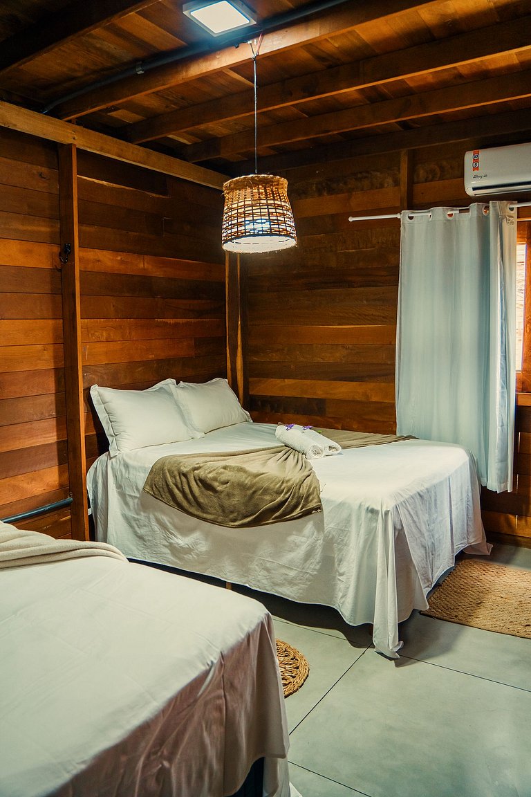 CHALÉ SAMAÚMA | Banheira de Hidromassagem | Rede Suspensa |