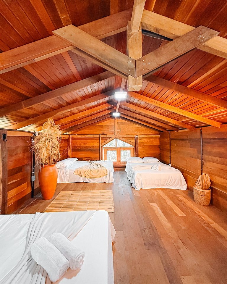 CHALÉ SAMAÚMA | Banheira de Hidromassagem | Rede Suspensa |