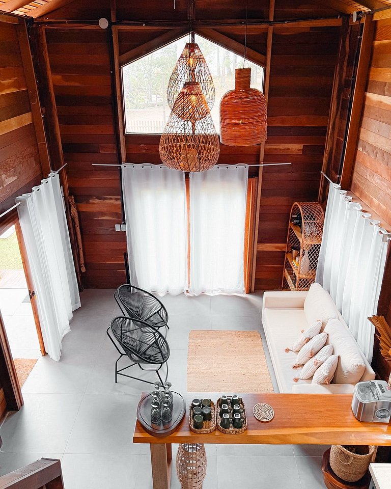 CHALÉ SAMAÚMA | Banheira de Hidromassagem | Rede Suspensa |